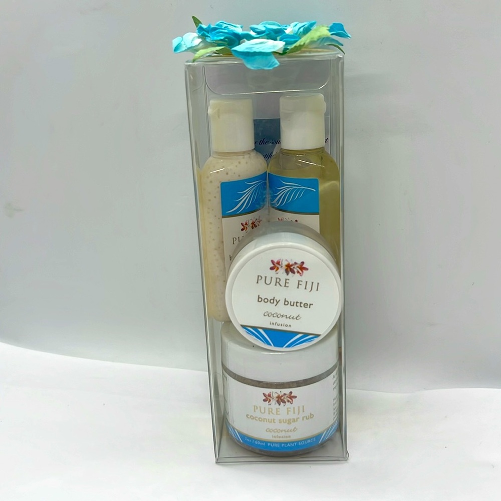 Pure Fiji Coconut Mini Spa Box NIB